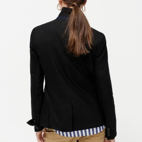 J. Crew Regent Blazer in Wool Flannel Black - Picture 4 of 10